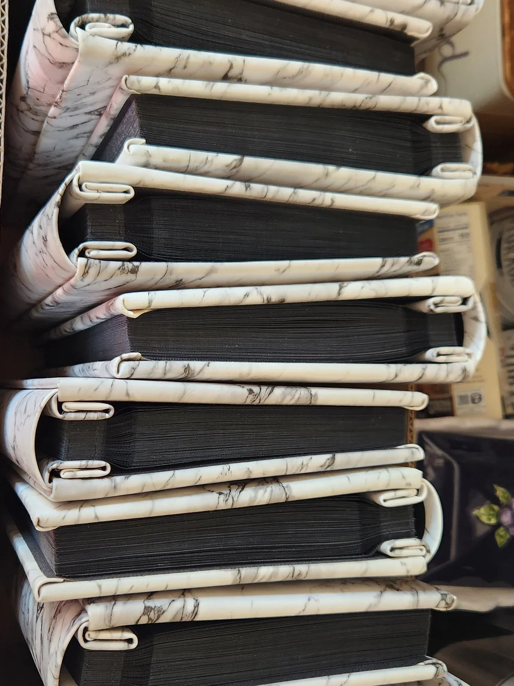 White And Black Photo Albums Holds 4x6 50 Pgs In Each Set Of 12